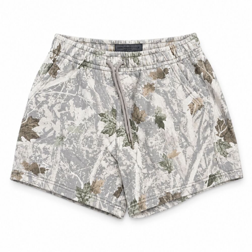 Abercrombie & Fitch men's camo sweat shorts S